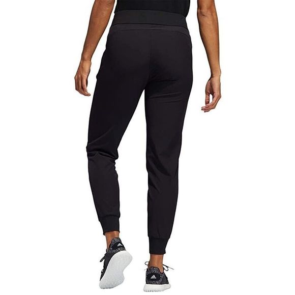 adidas GK2391 Women’s Sz Medium Black Stretch Woven Golf Jogger Pants - Picture 3 of 12